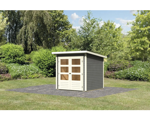 Gartenhaus mit Doppeltür im Garten