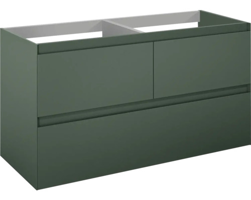 Waschbeckenunterschrank Jungborn DECEM 120x63,5x45,8 cm ohne Waschbecken forrest grün matt Waschbeckenunterschrank Jungborn DECEM 120x63,5x45,8 cm ohne Waschbecken forrest grün matt
