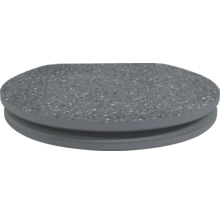 Toilettensitz mit Steinmuster