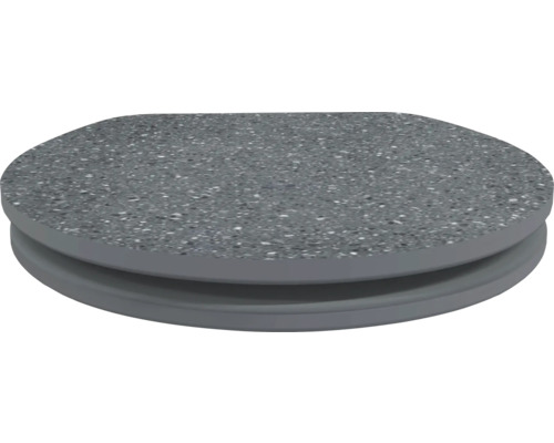 Toilettensitz mit Steinmuster