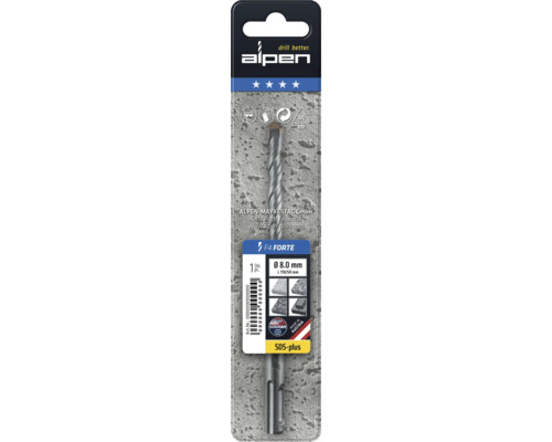Alpen F4 Forte Bohrer 8 Millimeter SDS-plus