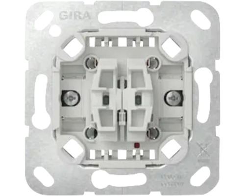 Serienschalter Schalter Gira aluminium Gira Logo Wechselschalter Einsatz