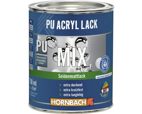 PU Acryllack in einer 750 ml Dose von Hornbach