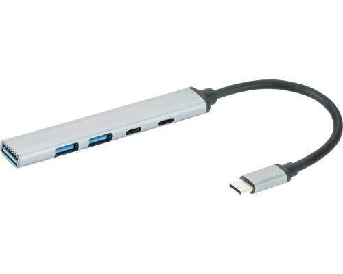 USB-C-Hub mit USB-A- und USB-C-Anschlüssen