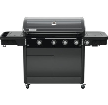 Tenneker Gasgrill mit vier Brennern, Seitenkocher, Unterschrank und Rollen