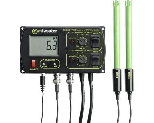 Milwaukee Logo Digital pH ORP Controller mit zwei Sonden