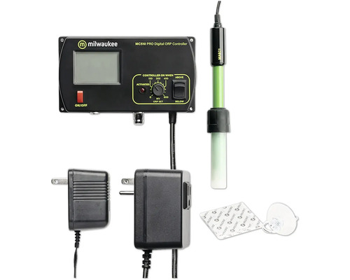 Steuer- und Messgerät Aquarium Milwaukee MC510 Smart ORP Controller Wasseranalyse Milwaukee MC510 PRO Digital ORP Controller mit Sonde und Zubehör