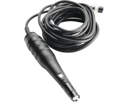 Schwarze Sonde mit Kabel für Messzwecke