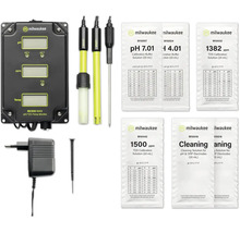 Milwaukee MC810 MAX pH/TDS/Temperatur Monitor mit Kalibrierlösungen und Elektroden