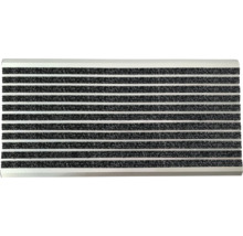 Fußmatte mit Aluminiumprofilen und textilem Einsatz
