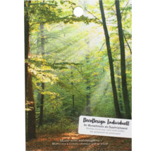 Deco Design Individuell Duschwand mit Waldmotiv