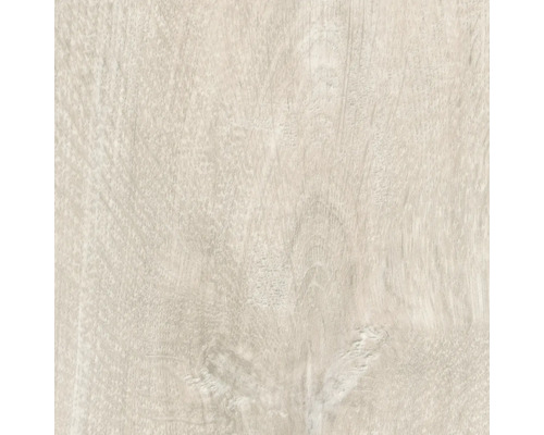 Nahaufnahme einer Bodenfliese mit Holzoptik.