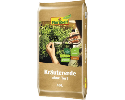 Kräutererde & Aussaaterde FloraSelf Nature 40 L