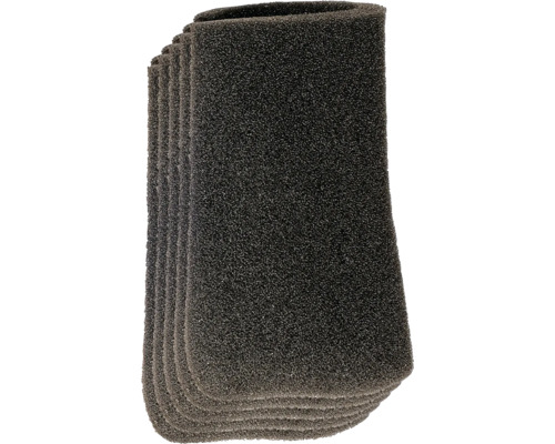 Stapel rechteckiger Filterschwämme