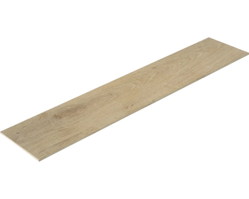 Einzelne helle Holzfliese für den Innenbereich