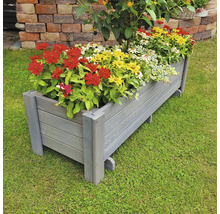 Blumenkasten Pflanzkasten Romantica promadino Holz 78 x 38 x 34 cm grau