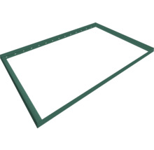 Rechteckiger Metallrahmen mit Löchern