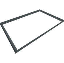 Rechteckiger Metallrahmen mit Bohrlöchern