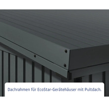 Dachrahmen für EcoStar Gerätehäuser mit Pultdach