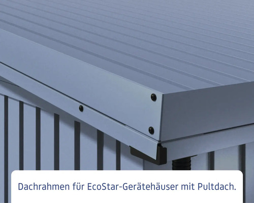 Dachrahmen für EcoStar Gerätehäuser mit Pultdach