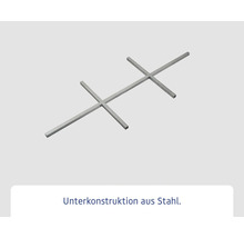 Unterkonstruktion aus Stahl.