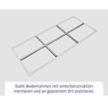 Stahl Bodenrahmen mit Unterkonstruktion