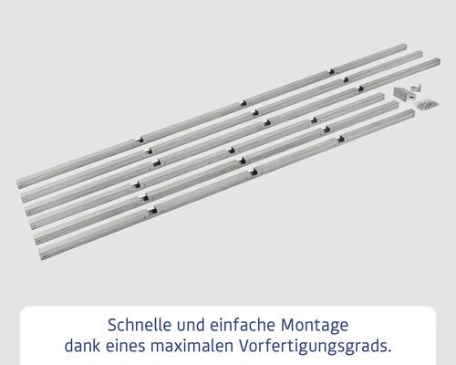 Metallprofile und Verbindungselemente für den Bau