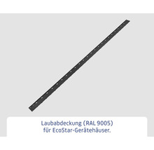 Laubabdeckung RAL 9005 für EcoStar Gerätehäuser