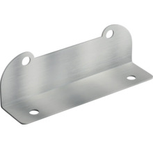 Winkelverbinder aus Metall mit Befestigungslöchern