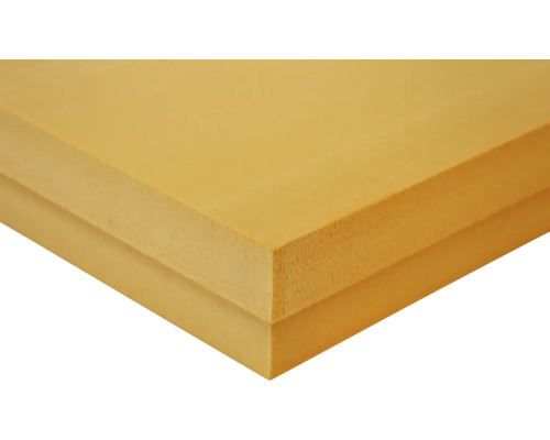 Nahaufnahme einer Dämmstoffplatte