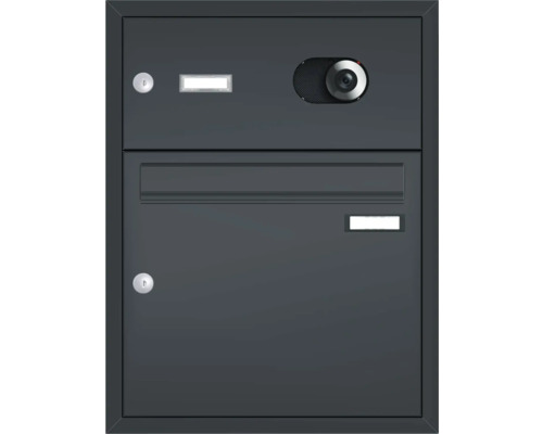 Briefkasten mit Kamera für die Wandmontage