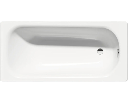 Rechteckige Badewanne aus Sanitäracryl mit Ablaufgarnitur