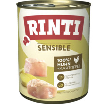Rinti Sensible Hundenassfutter mit Huhn und Kartoffel in Dose