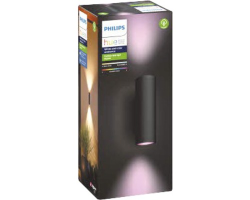 Verpackung einer Philips Hue White and Color Ambiance Outdoor-Wandleuchte