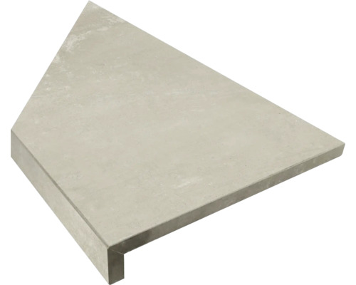 Dreieckige Wandabdeckung aus Stein