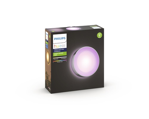 Verpackung einer Philips Hue Dewlo Außenwandleuchte