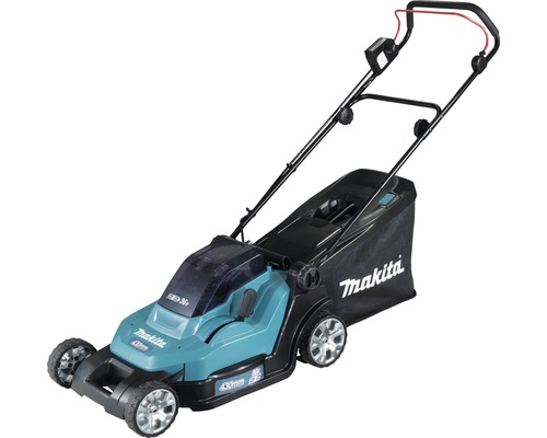 Akkurasenmäher von Makita mit Fangkorb