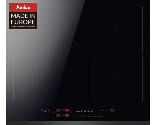 Induktionskochfeld Amica KMI 776 660 F 59,2x52,2 cm 4 Kochzonen rahmenlos