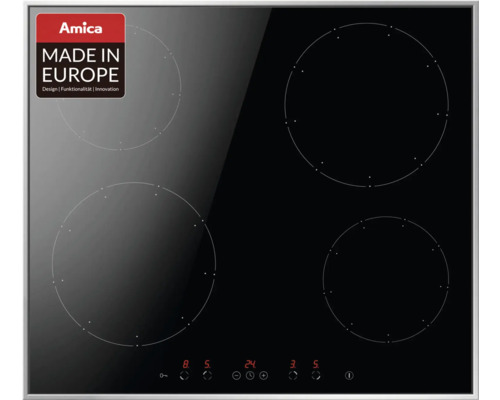 Induktionskochfeld Amica KMI 13314 E 59x52 cm 4 Kochzonen