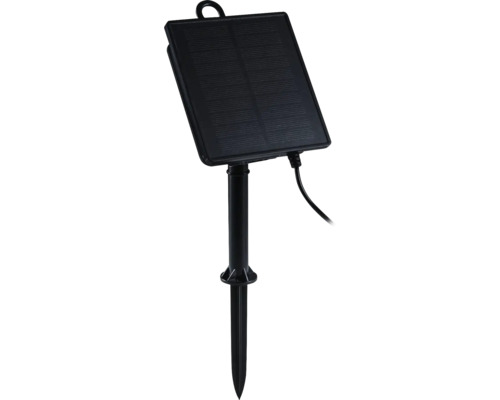 Solarpanel mit Erdspieß zur Stromversorgung von Gartenleuchten