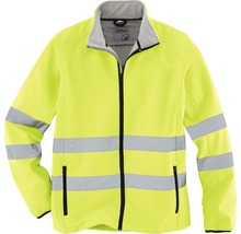 Gelbe Warnschutzjacke mit Reflexstreifen