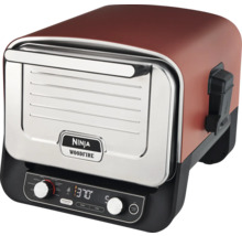 Ninja Woodfire Ofen in Rot und Silber
