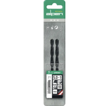 Alpen HSS Sprint Spiralbohrer Set, zwei Stück, 5,0 Millimeter