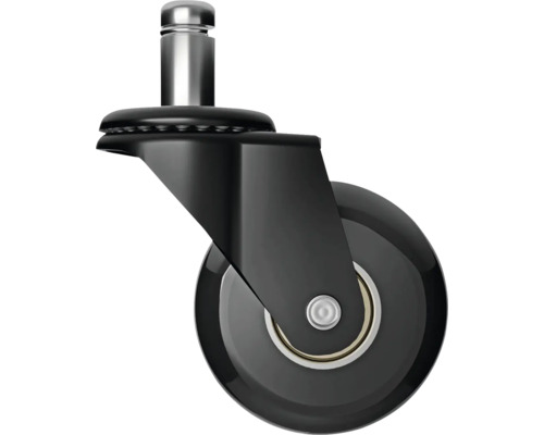 Bürostuhl Rad-/Rolle Walteco Ø 50 mm Max. Tragkraft 50 kg Bürostuhlrolle mit Stiftaufnahme