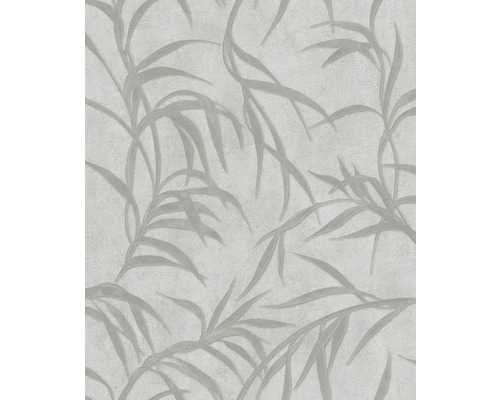 Vliestapete 34286 City Glow Floral grausilber Tapete mit Pflanzenmuster