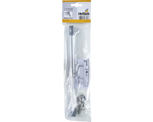 Hettich Logo. Möbelbeschlag im durchsichtigen Paket.