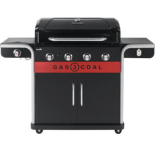 Gasgrill mit Kohlefunktion und Unterschrank