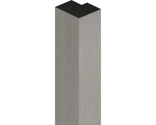 Universal Abschlussleiste für Akustikpaneele silber 2800 x 28 22 mm Eckprofil aus Metall