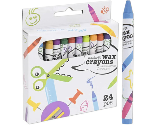 Schachtmüller Wachsmalstifte, 24 Stück im Set