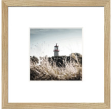 Gerahmtes Bild mit Leuchtturm-Motiv und Passepartout